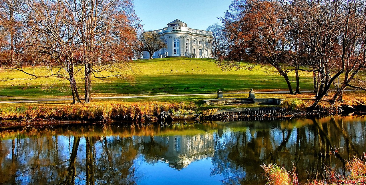 Schloss Richmond in Braunschweig mit Park